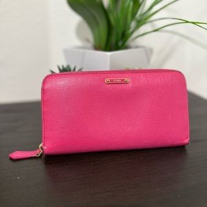 FENDI Rare Barbie Pink Zippy Wallet